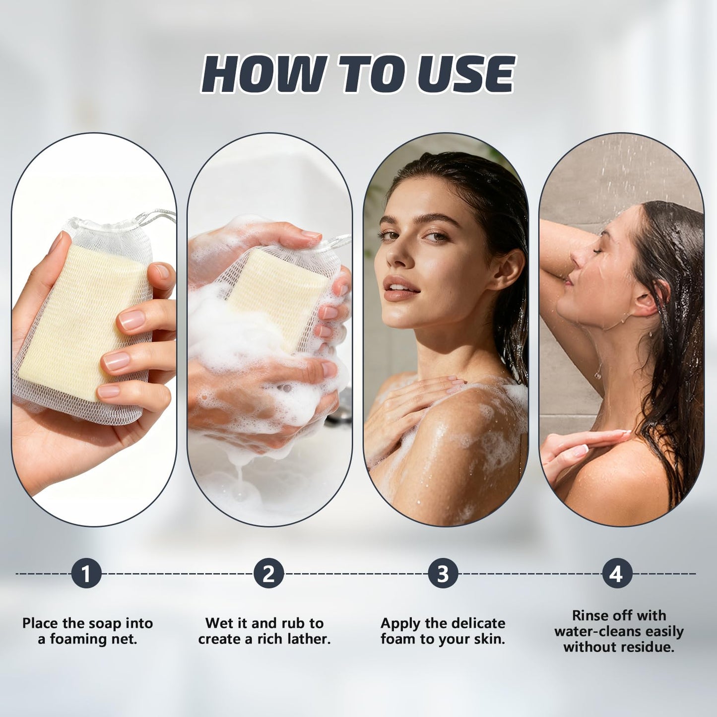 Viugex Beef Tallow Soap Bar, All Natural and Organic Grass Fed Tallow Soap, Moisturizing Face & Body Wash for Dry, Itchy, Sensitive Skin, Deep Cleansing Handmade Bath Soap for Adults, Kids - 1 Pack