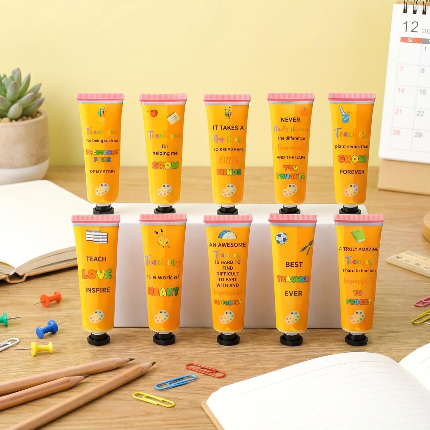 Leelosp 50 Pcs Teacher Appreciation Gifts Bulk Hand Cream Set Travel Size Thank You Gifts for Teachers Coworkers Graduation & End of Year Party Favors 2026 Teacher Appreciation Week