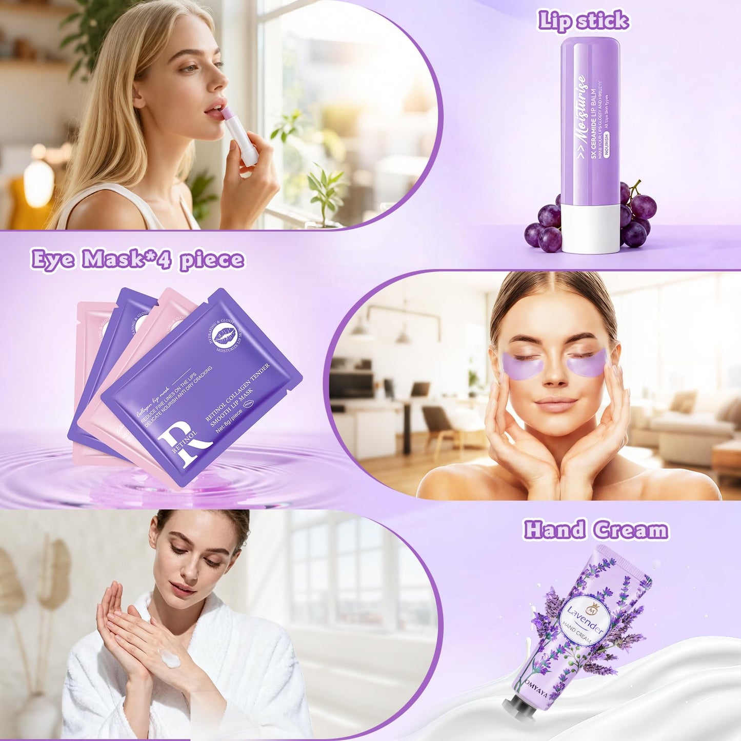 Gifts for Women Skin Care Set, 11 Pcs Skincare Kit- Spa Gifts For Women, Complete Travel Size Spa Kit Skincare Gift Set Birthday Teacher Appreciation Valentine's Day Party Favors Mothers Day Gift