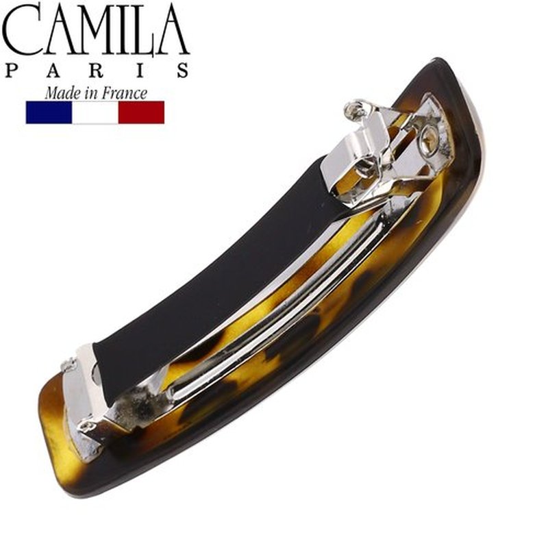 Camila Paris CP2756 French Hair Barrette Clip for Girls, Tokyo, Rubberized Metal Clasp Strong Hold Grip Hair Clips for Women, No Slip Durable and Styling Girls Hair Accessories, Made in France