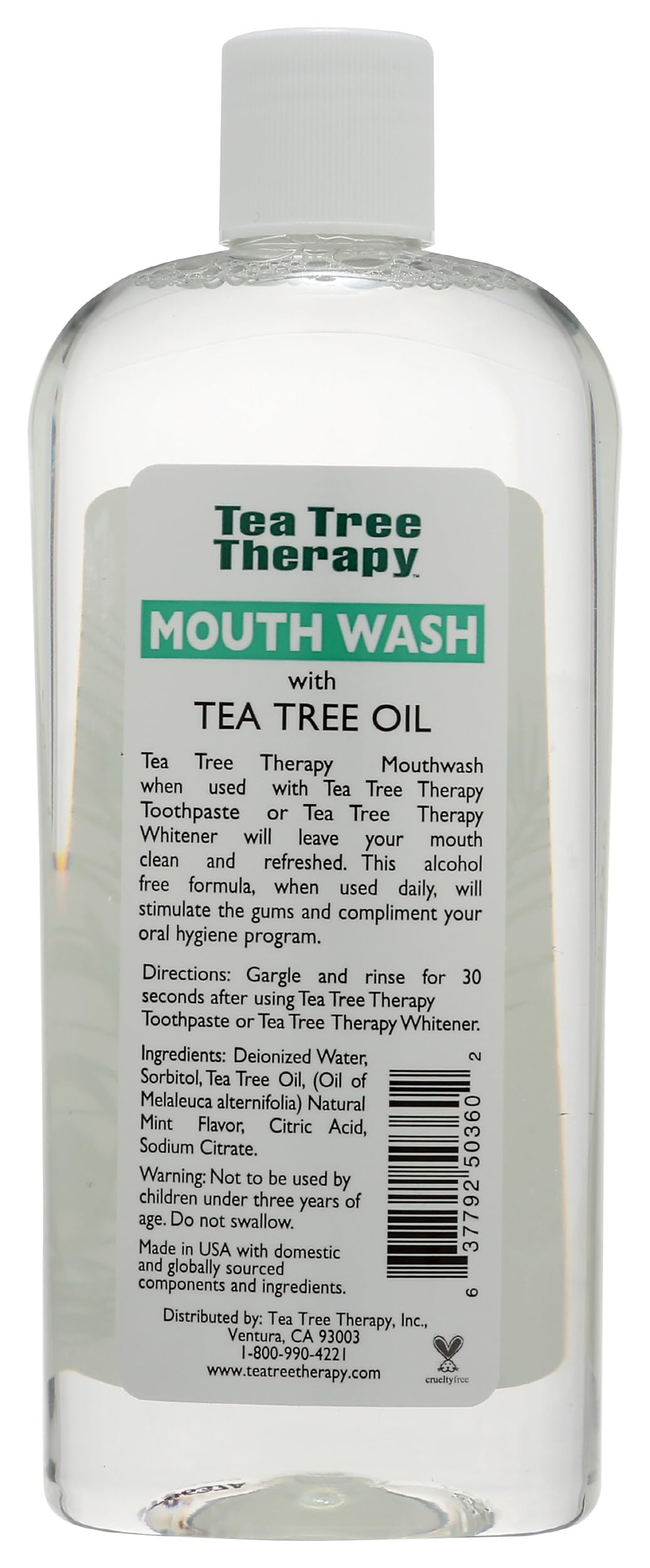 Tea Tree Therapy Mouthwash, 12 Ounce
