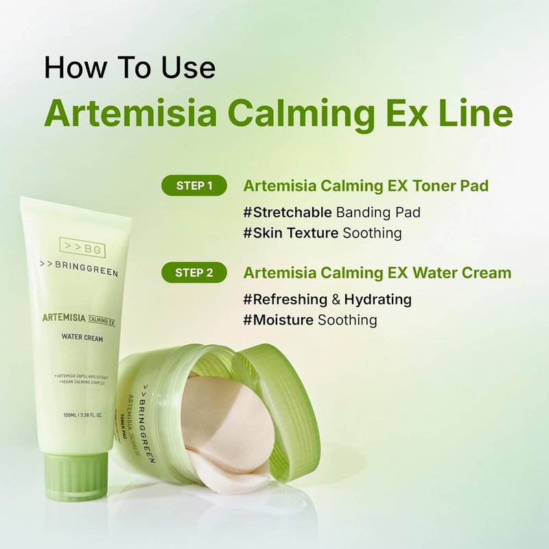 Artemisia Calming Toner Pads - Soothing Skin Treatment | 75 Pads