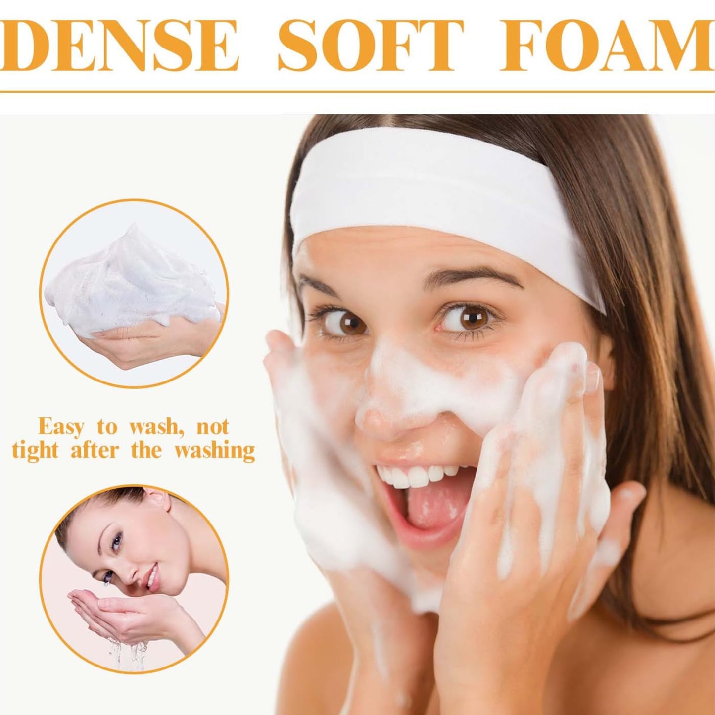 EIVJEC Turmeric Facial Cleanser, 2Pcs Foaming Face Wash, Turmeric Acid Foaming Cleanser for All Skin Types