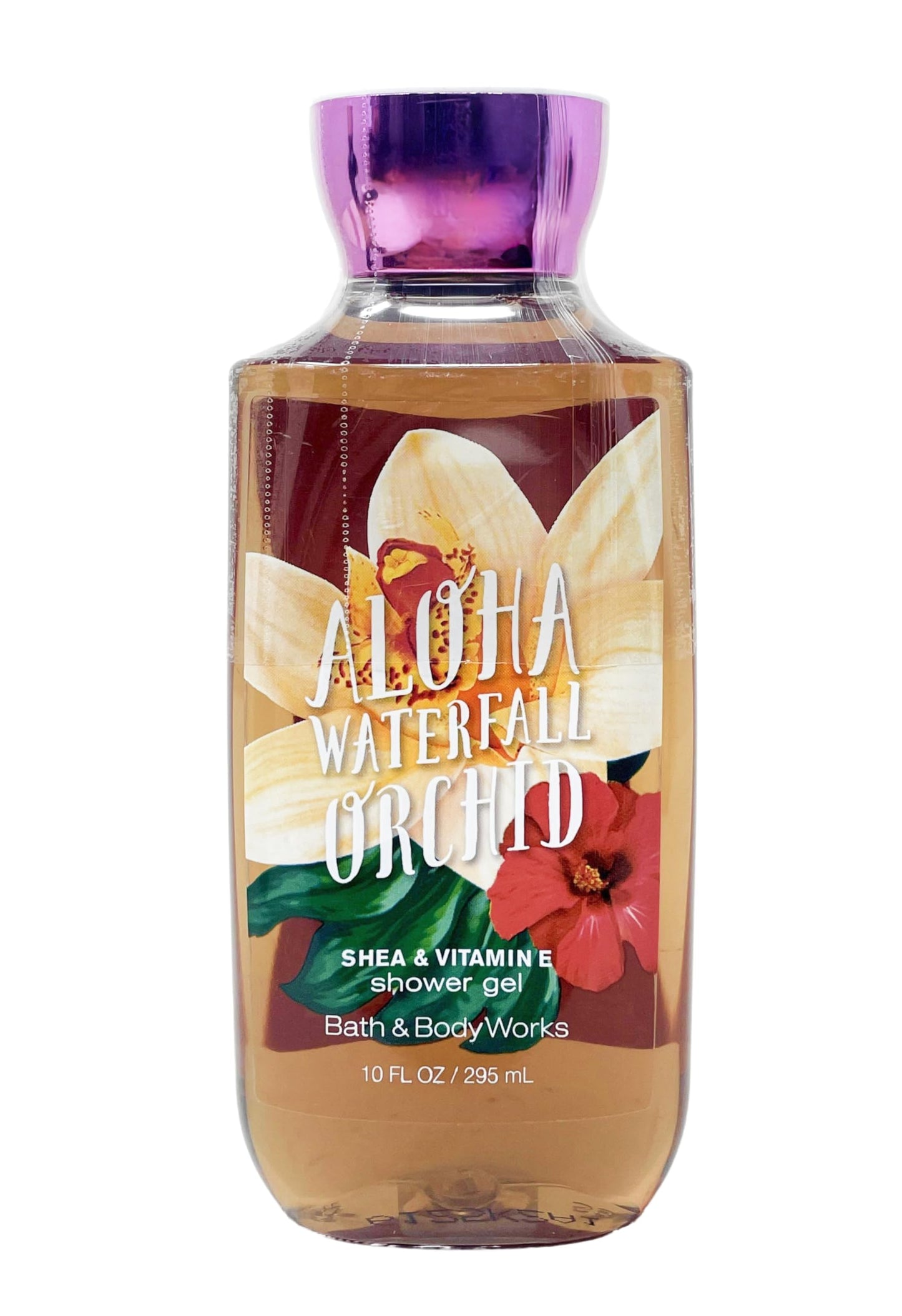 Bath & Body Works Aloha Waterfall Orchid Shower Gel 2-Pack with a Himalayan Salts Springs Bar Soap - Full Size