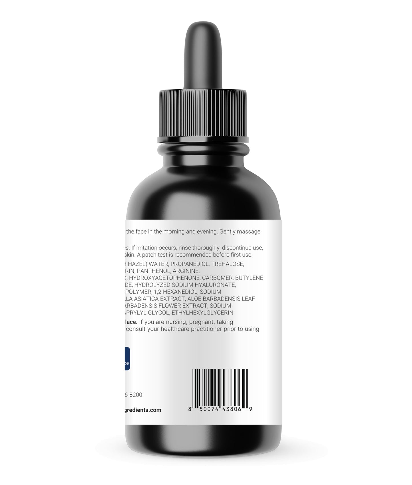 Hyaluronic Acid Serum with Vitamin B5 for Face | Lightweight Hydrating Face Serum for Dry & Sensitive Skin | 4 Types of HA at 2% with Vitamin C & E | Oil-Free & Fragrance-Free, 4 fl oz