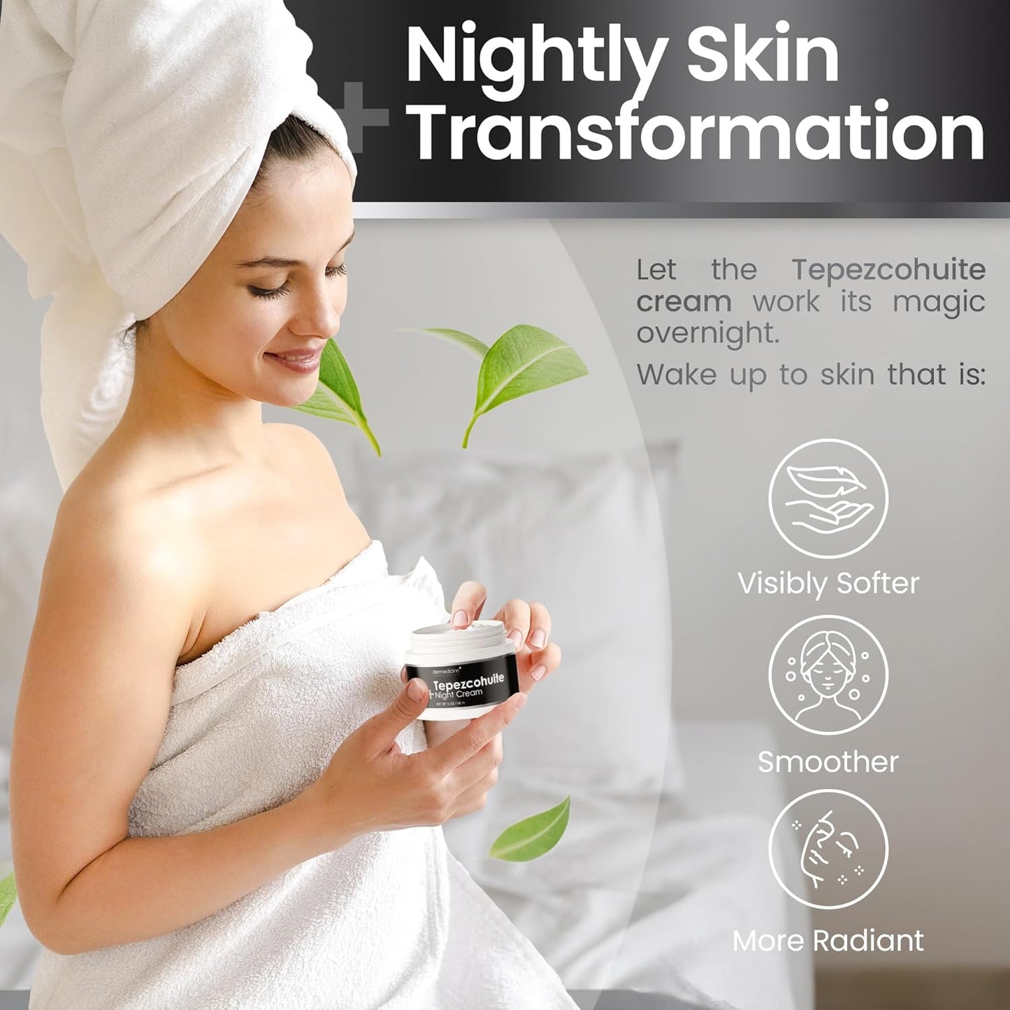Tepezcohuite Cream - Original Enhanced Night Cream | 2oz Mexican Skin Care Formula