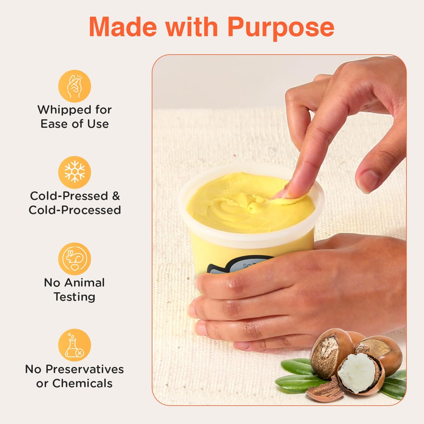 Whipped Shea Butter Fresh Flower - Nourishes, Moisturizes & Renews | 100% African Pure Shea Butter | Cold-Pressed & Cold-Processed | No Dyes & Parabens | Vegan | 11.50oz / 326g