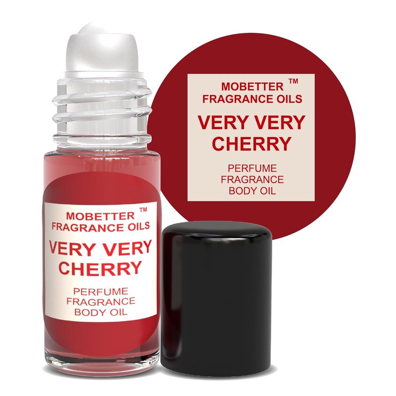 Very Very Cherry Fragrance Oil - Unisex Perfume Body Oil | 1 Oz