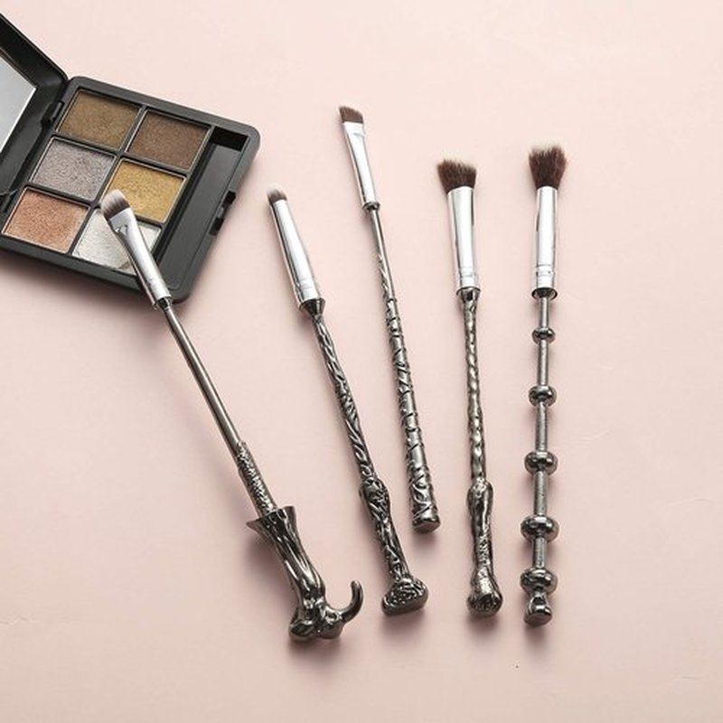10 PCS Harry Gifts Potter Makeup Brushes Wand Brushes Set for Foundation Blending Blush Concealer Eyebrow Face Powder