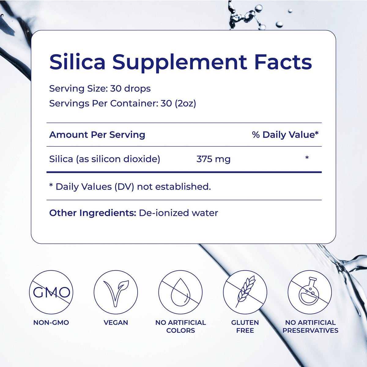 Eidon Ionic Minerals - Liquid Silica Mineral Concentrate - 2 oz