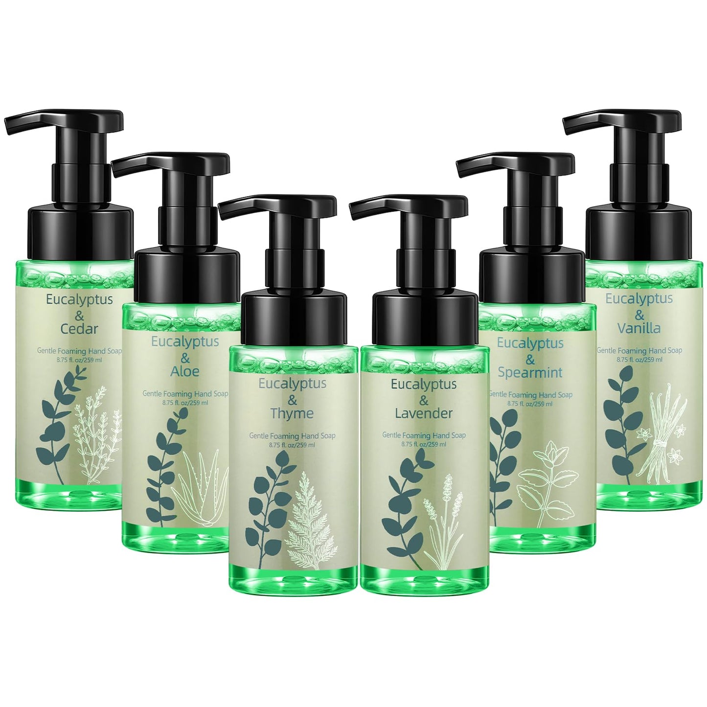 Swiffen Foaming Hand Soap with Pump Care Moisturizing Liquid Fresh Flavor Foam Hand Wash Employee Appreciation Gift for Kitchen Bathroom Family Teacher Doctor 8.75 Fl oz (Christmas)