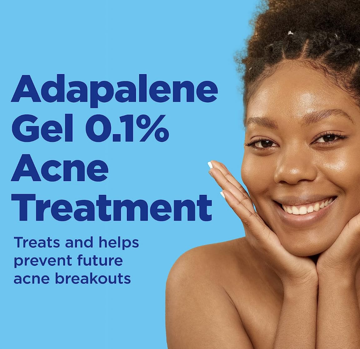 Differin Acne Treatment Gel & Night Moisturizer Set - 30 Day Skin Care for Acne Prone Skin, Fragrance Free