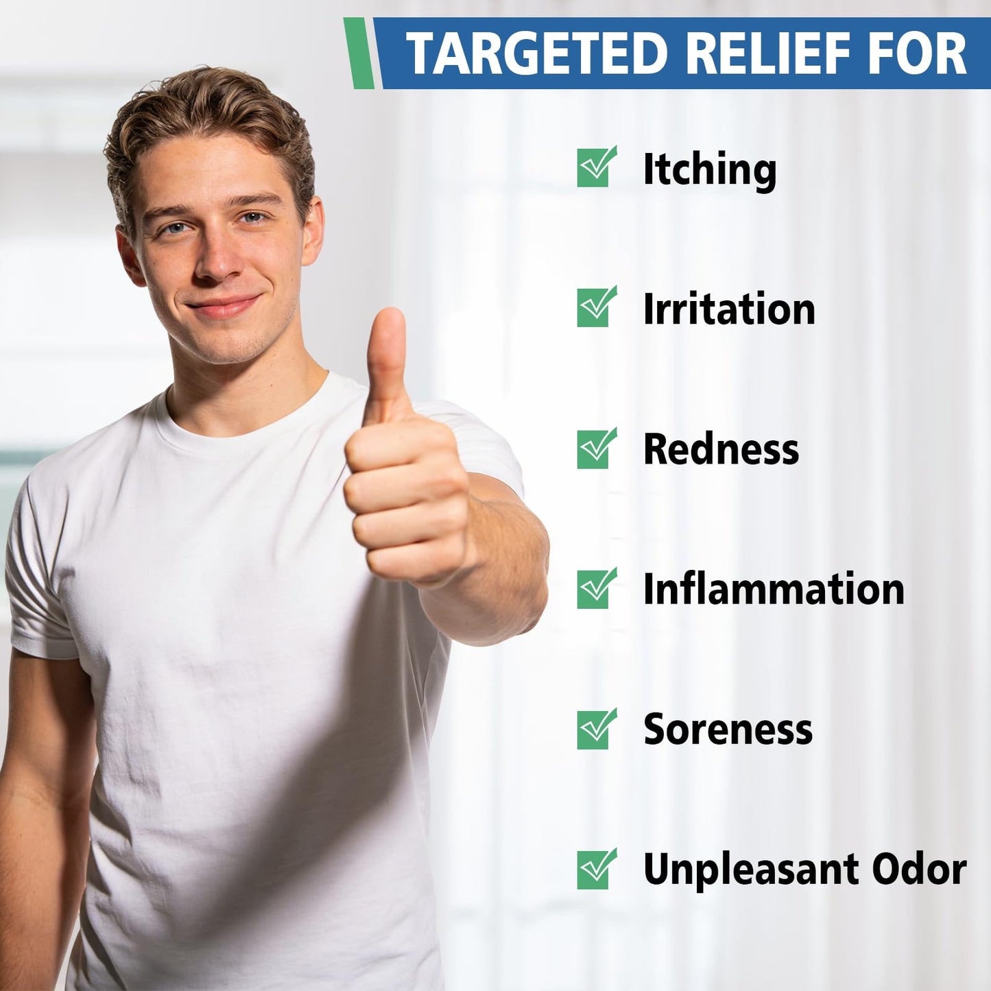 Beilloso Balanitis Relief Cream for Men — Fast-Acting Anti-Fungal Treatment for Intimate Itch, Redness & Inflammation | Vacuum Pump Design | Steroid-Free, Verified Male Intimate Care | 1.01 fl oz