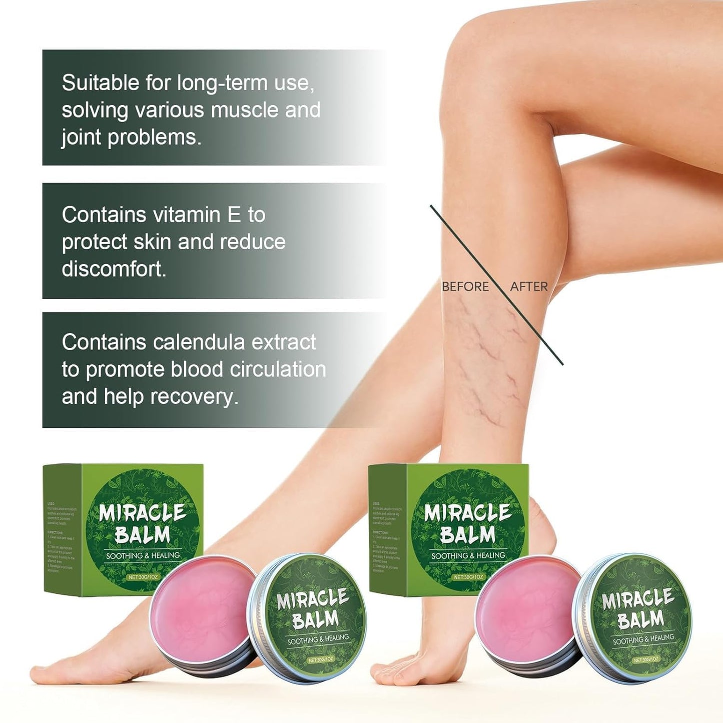 2 Pack Natural Ingredients, Relaxed and Comfortable, Arms, Back, for Legs