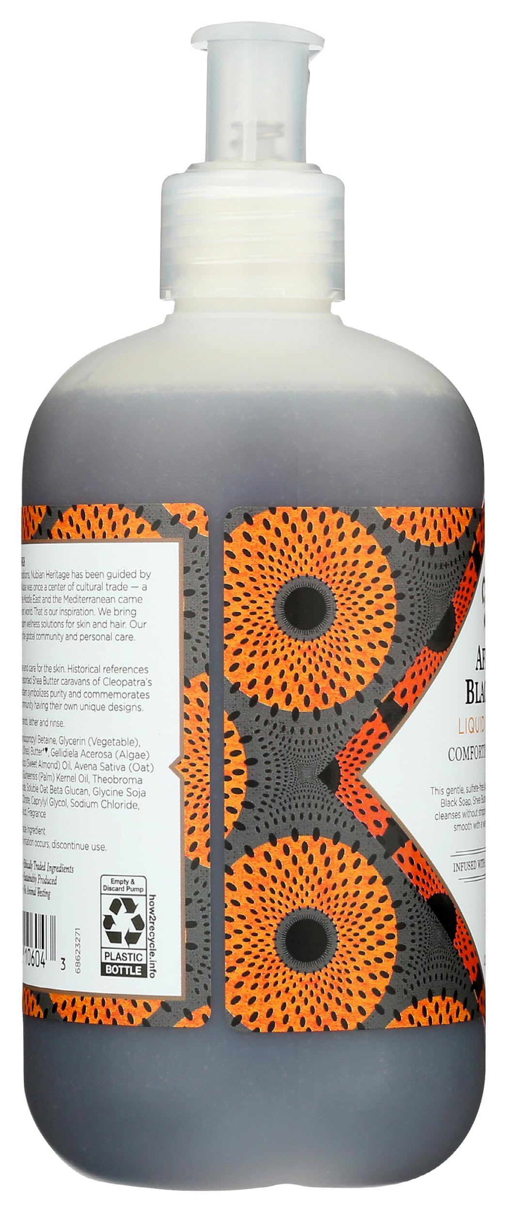 Nubian Heritage African Black Liquid Hand Soap, 12 Fz