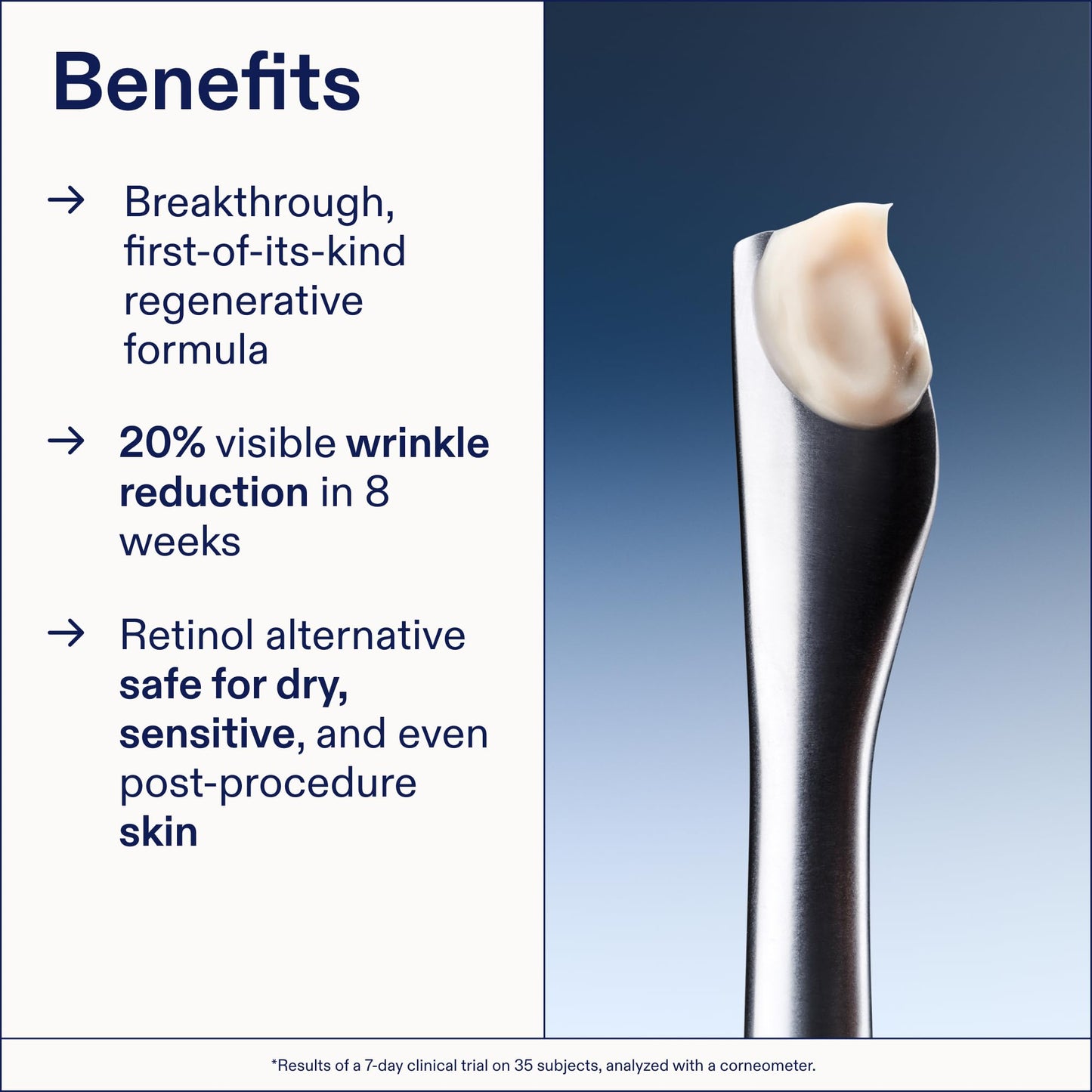 Skinfix Exo + Ectoin Intensive Repair Baume - 1 oz - Retinol-Free Face Serum with Hyaluronic Acid, Peptides - Visibly Smooths Wrinkles, Evens Dark Spots & Redness - Fragrance Free, Vegan, Cruelty Free
