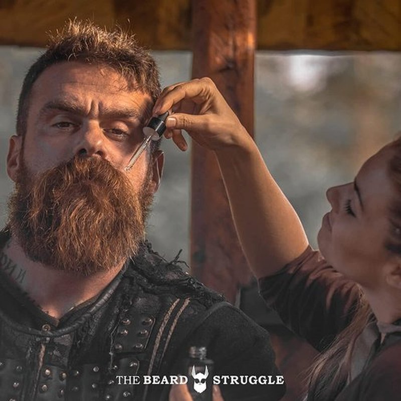 Beard Oil for Men by Beard Struggle - Day Liquid Tonic Beard Growth Oil - Moisture & Soften Your Beard - Platinum Collection, Loki Unscented (1 Fl oz)