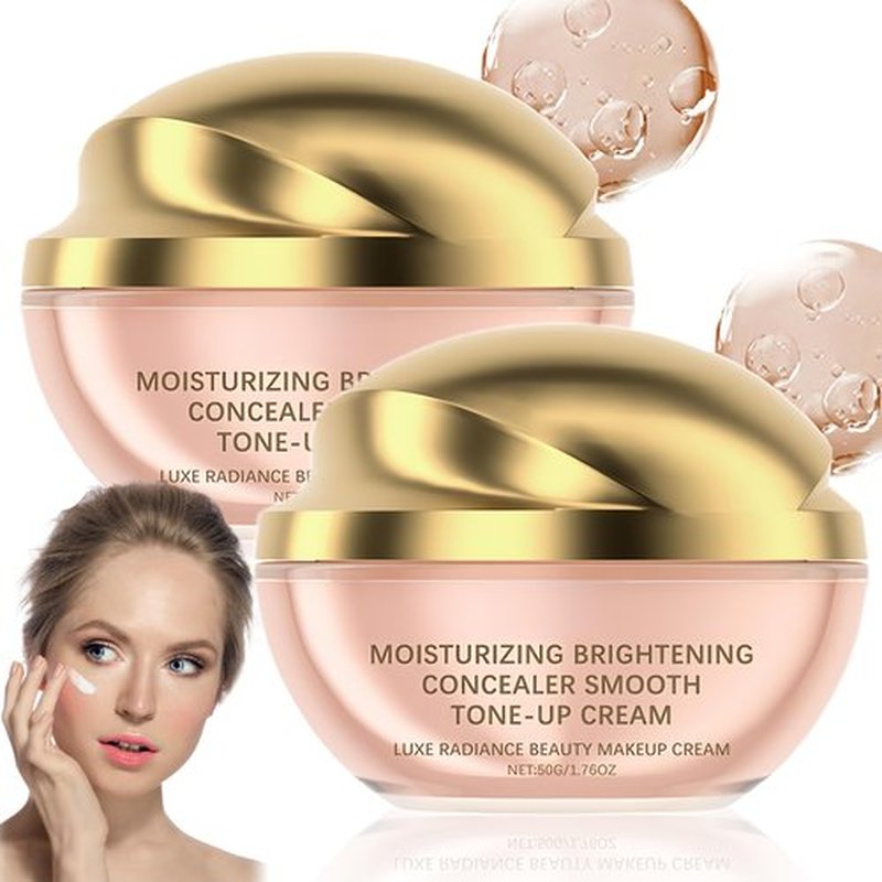Moisturizing Brightening Concealer Smooth Tone up Cream, Ownawant Makeup Cream, Brightening and Concealer Cream (2)