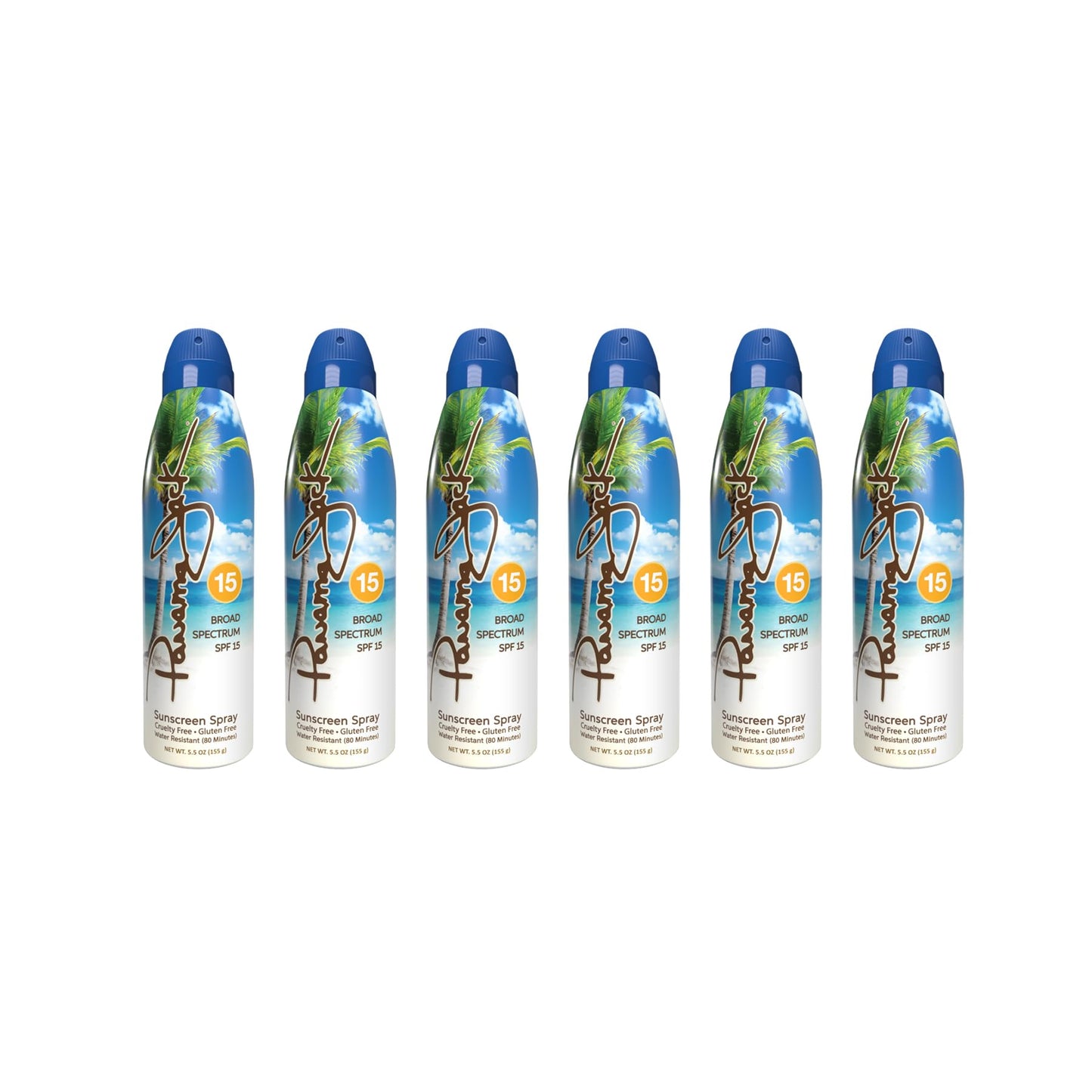 Panama Jack Continuous Spray Sunscreen, Spf 15, 5.5 Ounce