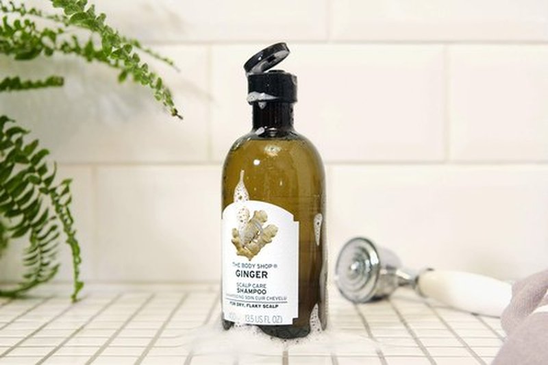 The Body Shop Ginger Scalp Care Shampoo, 8.4 Fluid Ounce, Transparent, Ginger