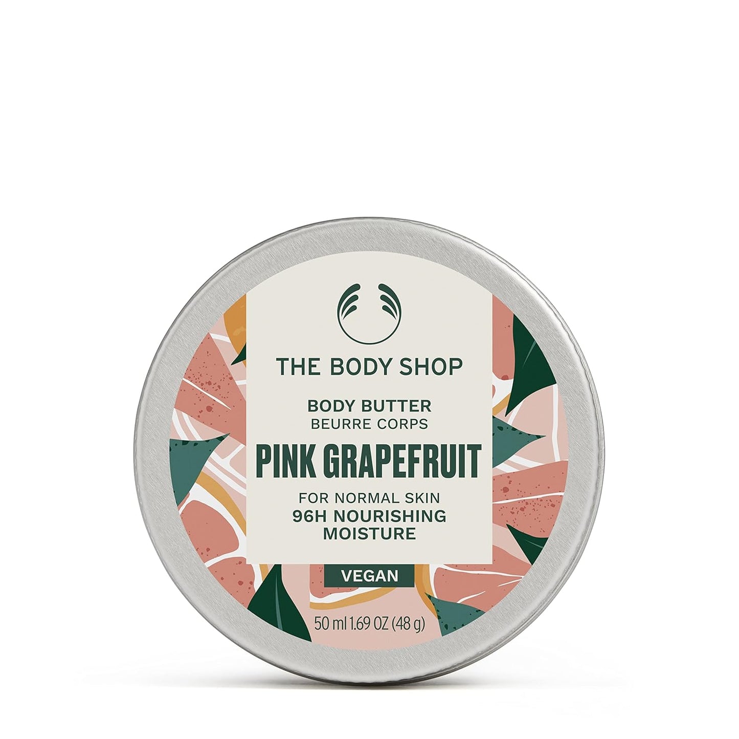 The Body Shop Pink Grapefruit Body Butter – Nourishing & Moisturizing Skincare for Normal Skin – Vegan – 6.75 oz