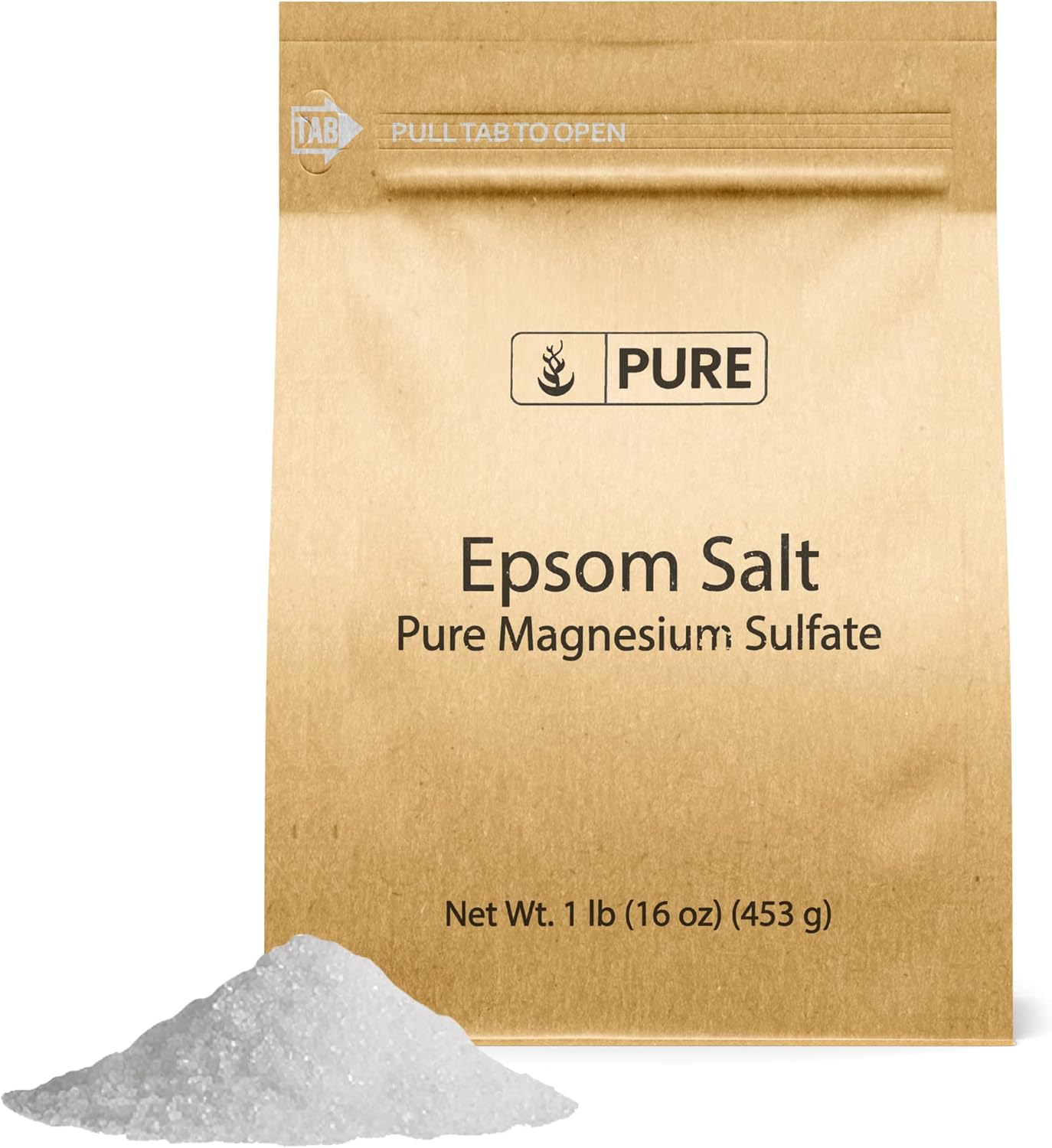 Pure Original Ingredients Epsom Salt (10 lb) Pure Magnesium Sulfate, Soaking Solution