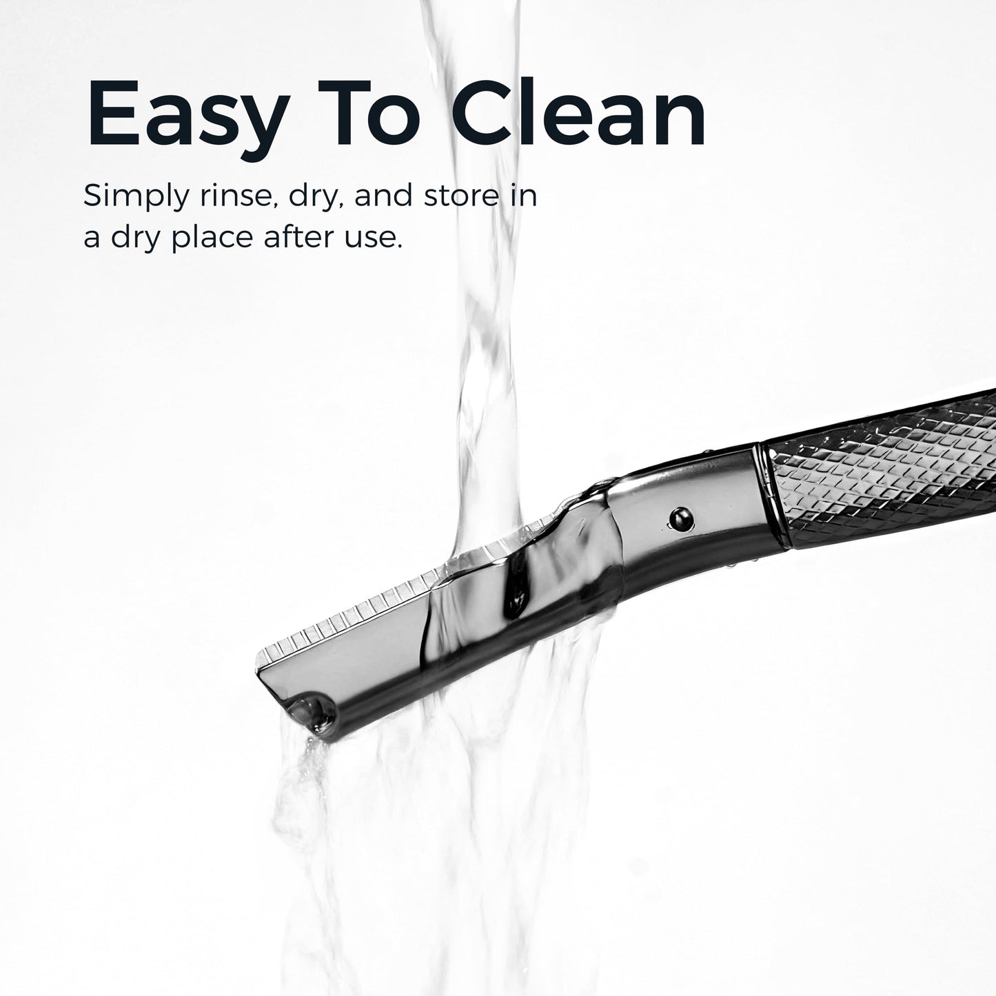 ZOMCHI Eyebrow Razor for Women & Men, Precision Cover, Black