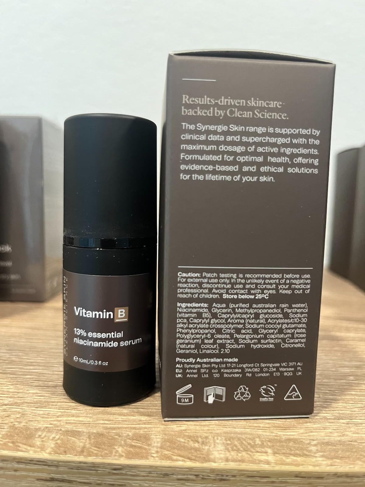 Synergie Skin Ultimate Anti-Ageing Kit, Reduces Wrinkles and Fine Lines, Vitamin B, Travel Skincare, Skin Brightening, Foaming Cleanser, Face and Eye Serum
