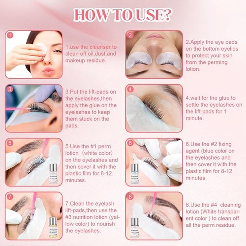 2024 Upgraded Lash Lift Kit for Perming,Curling and Lifting Eyelashes | Semi-Permanent Salon Grade Supplies for Beauty Treatments | Includes Eye Shields,Pads and Accessories