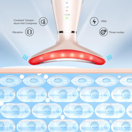 Neck Face Massager, Portable Facial Massager, Face Sculpting Tool, Face Device for Skin Care,Nude Color
