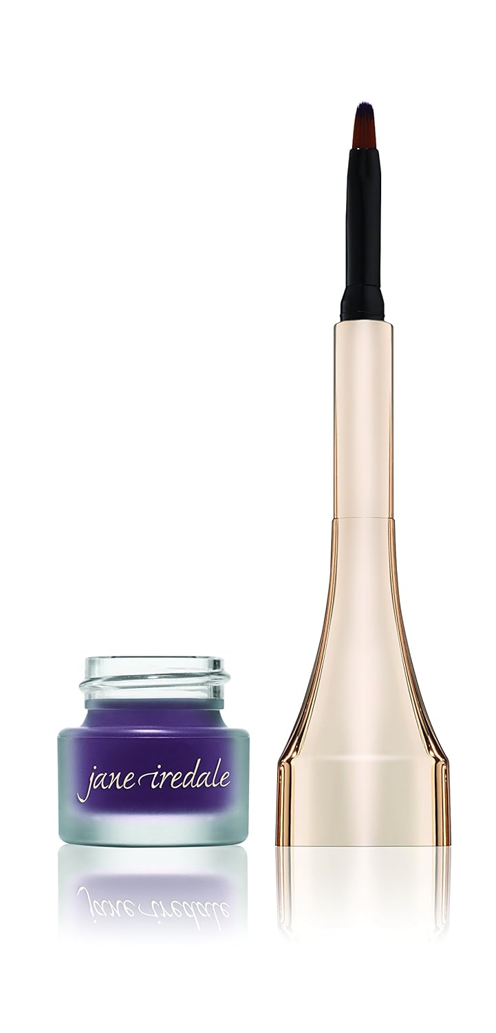 jane iredale Mystikol Powdered Eyeliner, Water-Resistant Crease-Proof Cream to Powder Formula, Built-In Brush for Precise Line or Smudged Look, Vegan