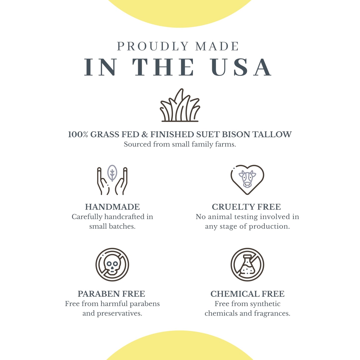 Vanman’s - Tiny Bison Tallow and Honey Balm - Unscented Grass-Fed/Finished Bison Tallow and Manuka Honey Cream with Royal Jelly - For Dry, Delicate Skin - 0.25 oz