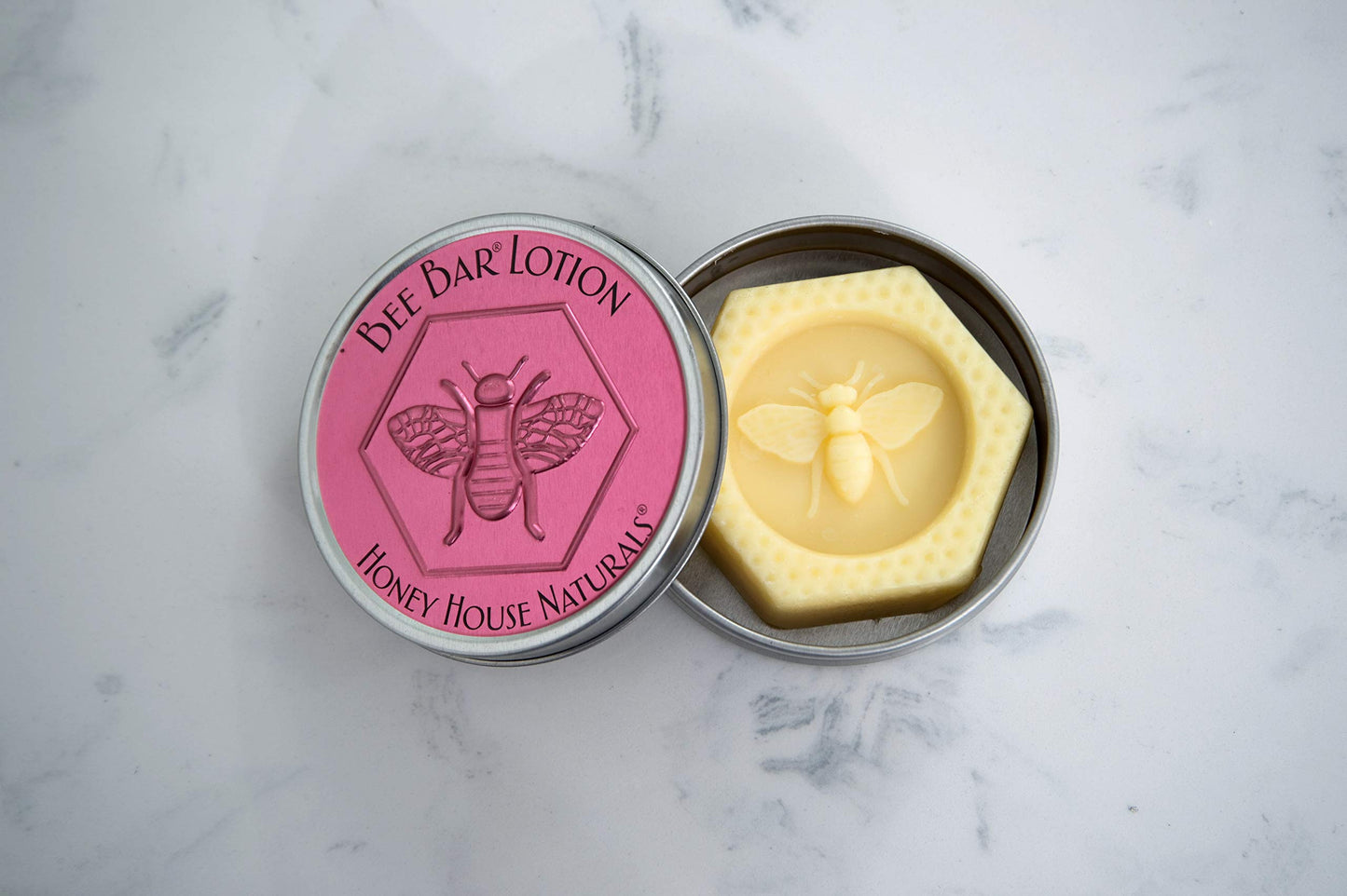 Bee Bar Honey House Naturals Duo – Sweet Honey – Small .6 ounce & Large 2 ounce (Honey)