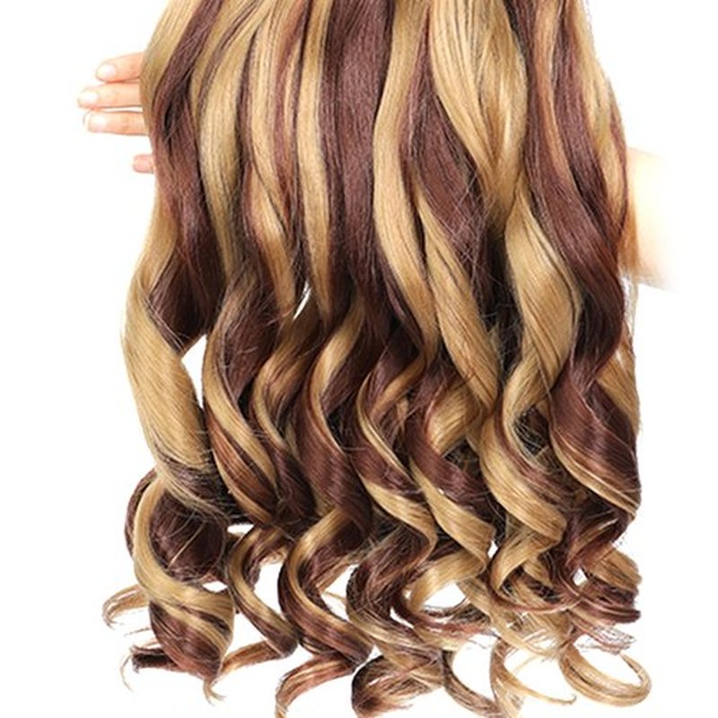 French Curly Braiding Hair 24 Inch 8 Packs - Pre Stretched Bouncy Braiding Hair- Loose Wavy Braiding Hair Synthetic Hair Extensions for Black Women (24 inch 8 packs 27/33)