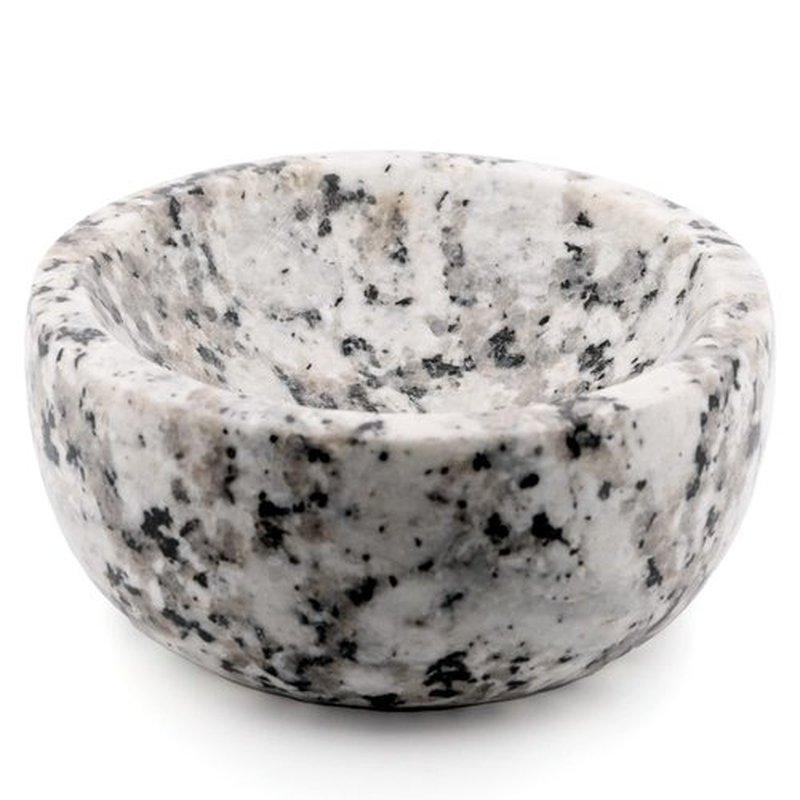 URBAN SOMBRERO ShayVe Shaving Bowl for Shaving Soap & Cream — Granite Shave Bowl For Shaving Soap & Cream — Exquisite Heat Insulated Wet Shaving Kit Addition (Grey Granite)