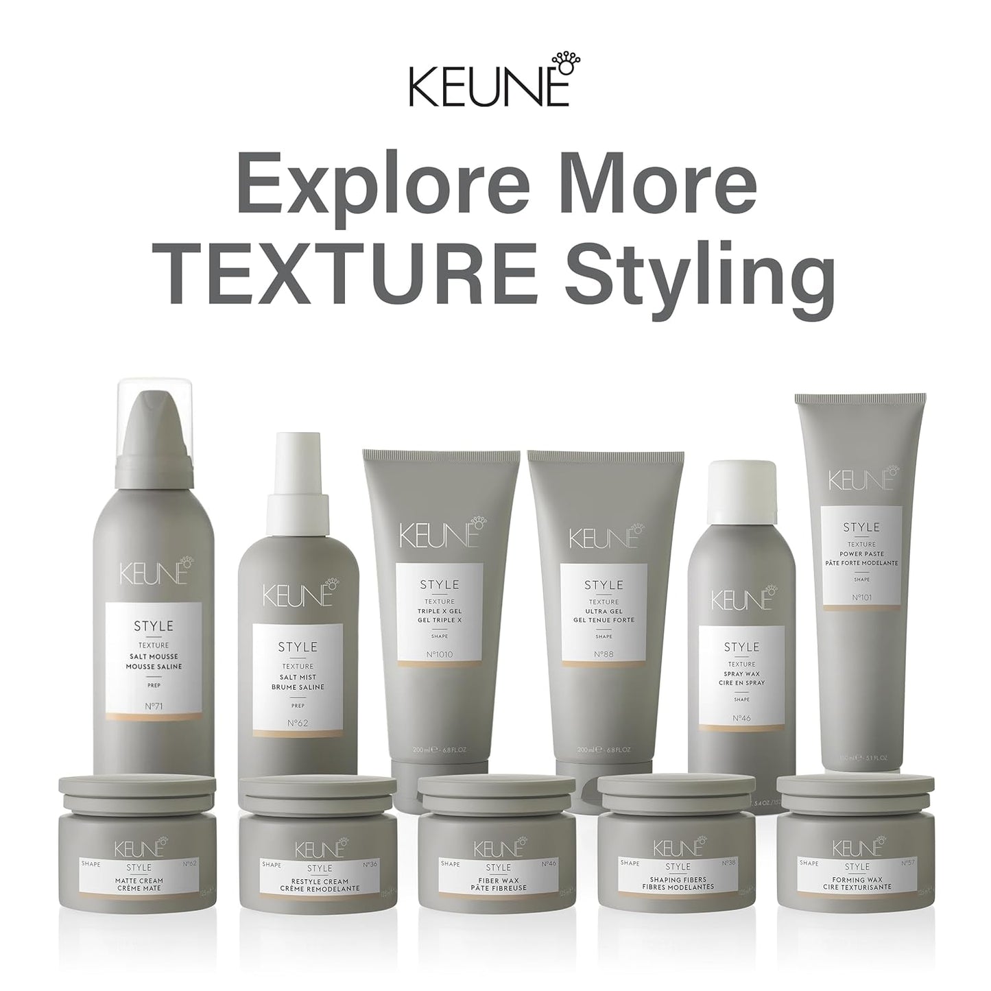 Keune Style Triple X Gel, Ultimate Hold & Wet Look Styling Gel, 6.8 Fl Oz