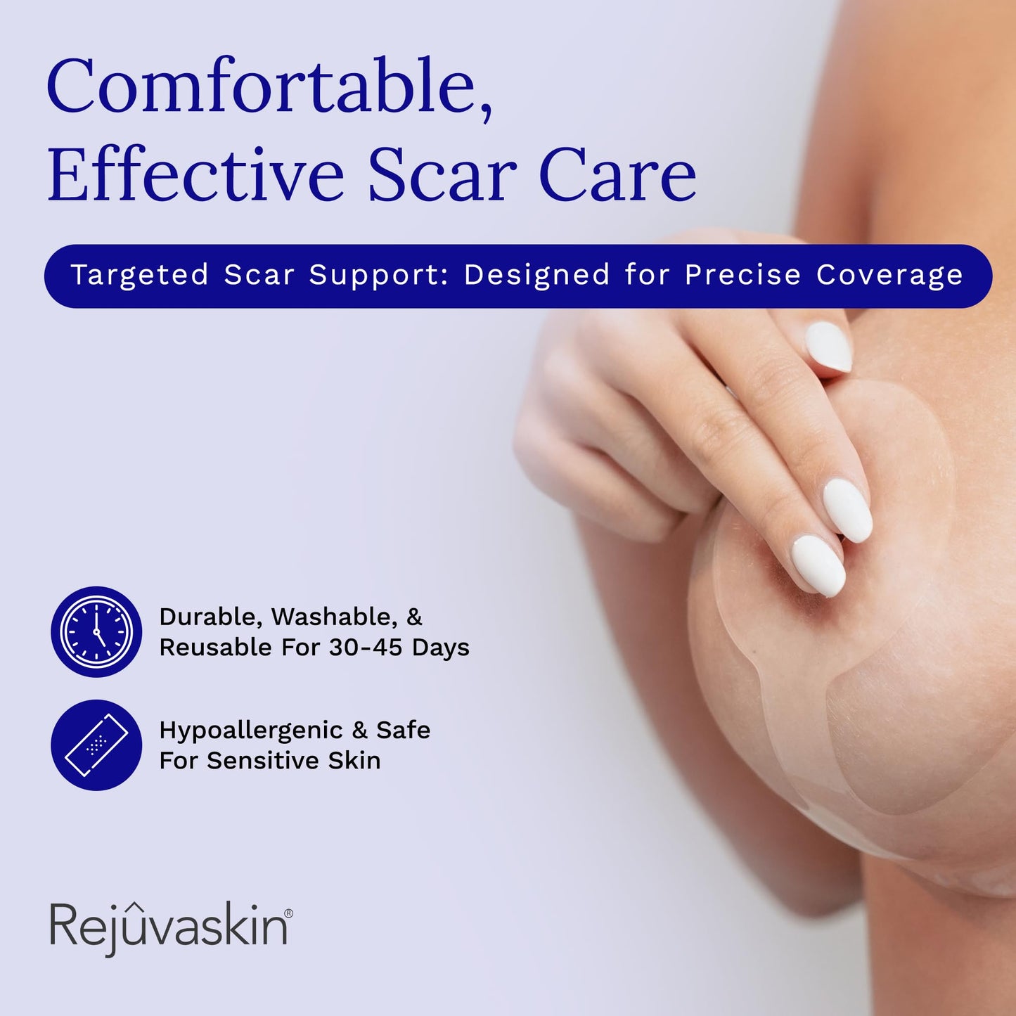 Rejuvaskin Scar Fx Silicone Sheeting, Silicone Tape for Breast