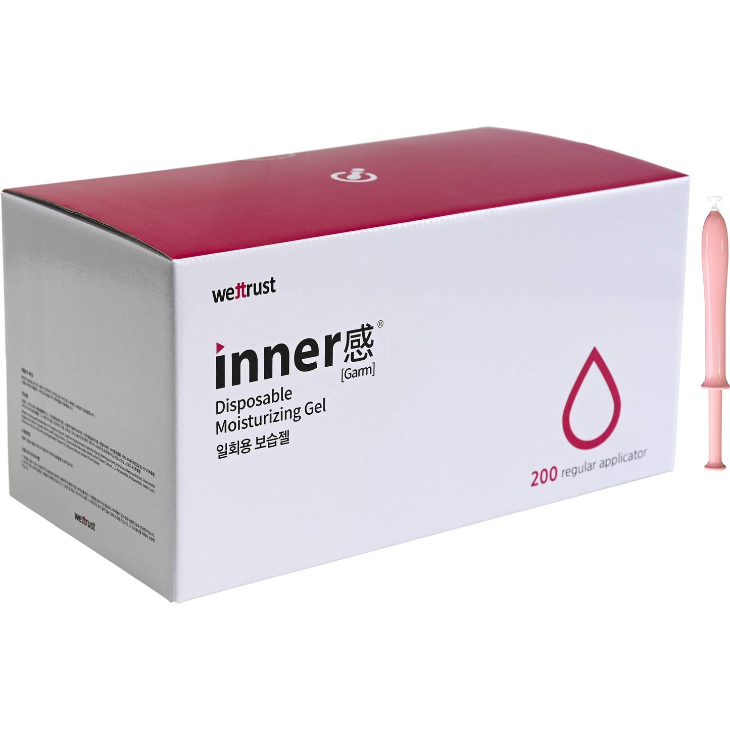 Wettrust InnerGarm Disposable Moisturizing Gel 1.7g Each Pack of 200 Applicators