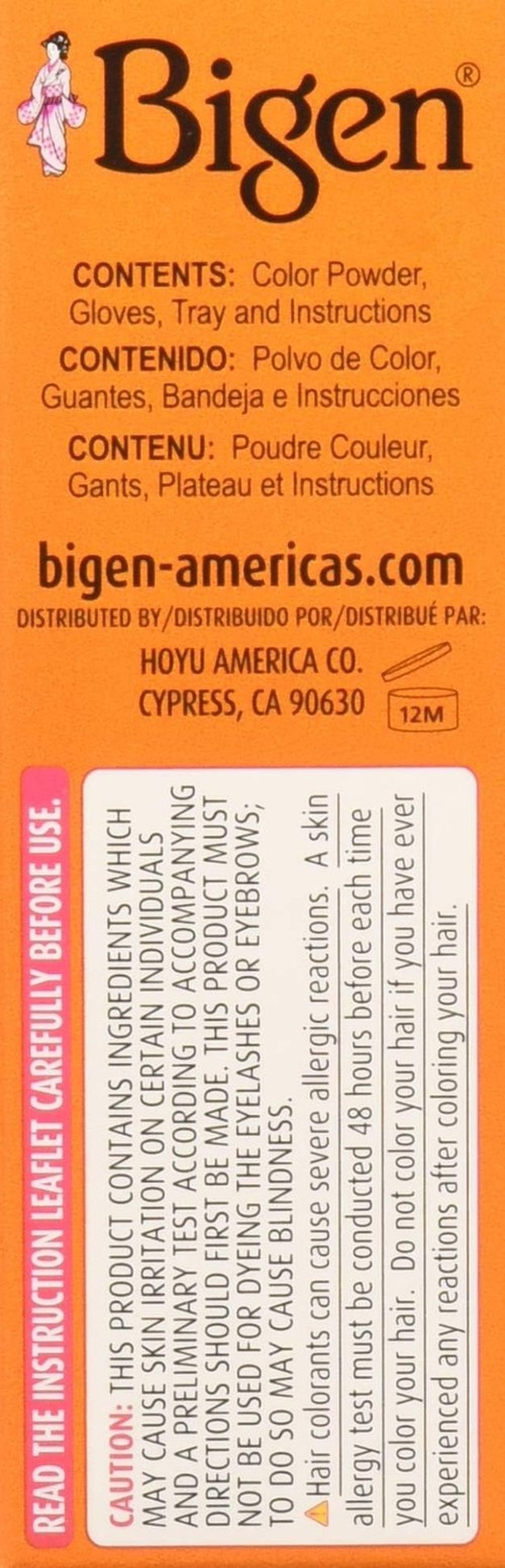 Bigen Powder Hair Color #96 Deep Burgundy 0.21 Ounce (6ml) (2 Pack)