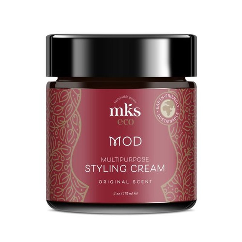 MKS eco Mod, Original Scent - 4 oz - Multipurpose Styling Cream - Hemp Seed Oil, Moroccan Argan Oil - Vegan & Cruelty Free