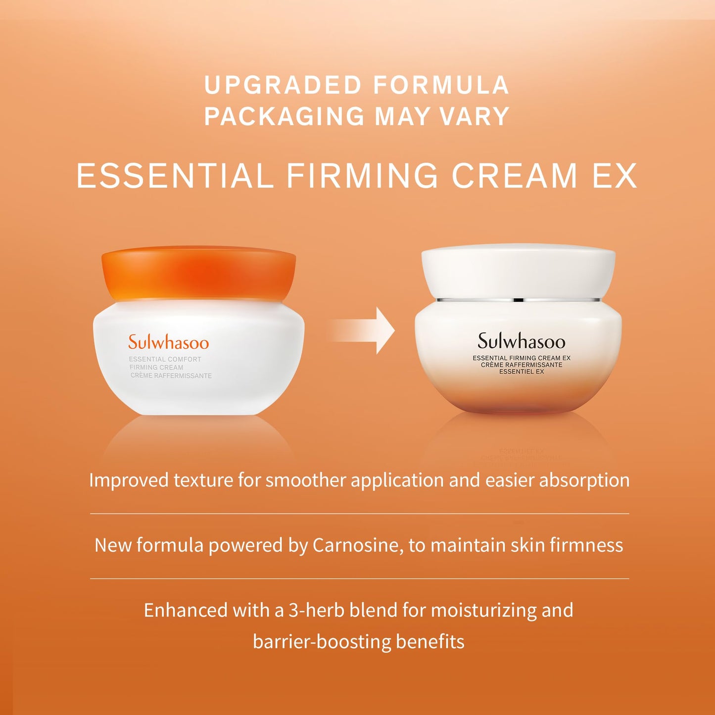 Sulwhasoo Essential Firming Face Cream | Hydrating Korean Face Moisturizer | Visibly Firms, Soothes & Nourishes Skin | Daily Face Cream for Dry Sensitive Skin, 2.53 fl. oz.