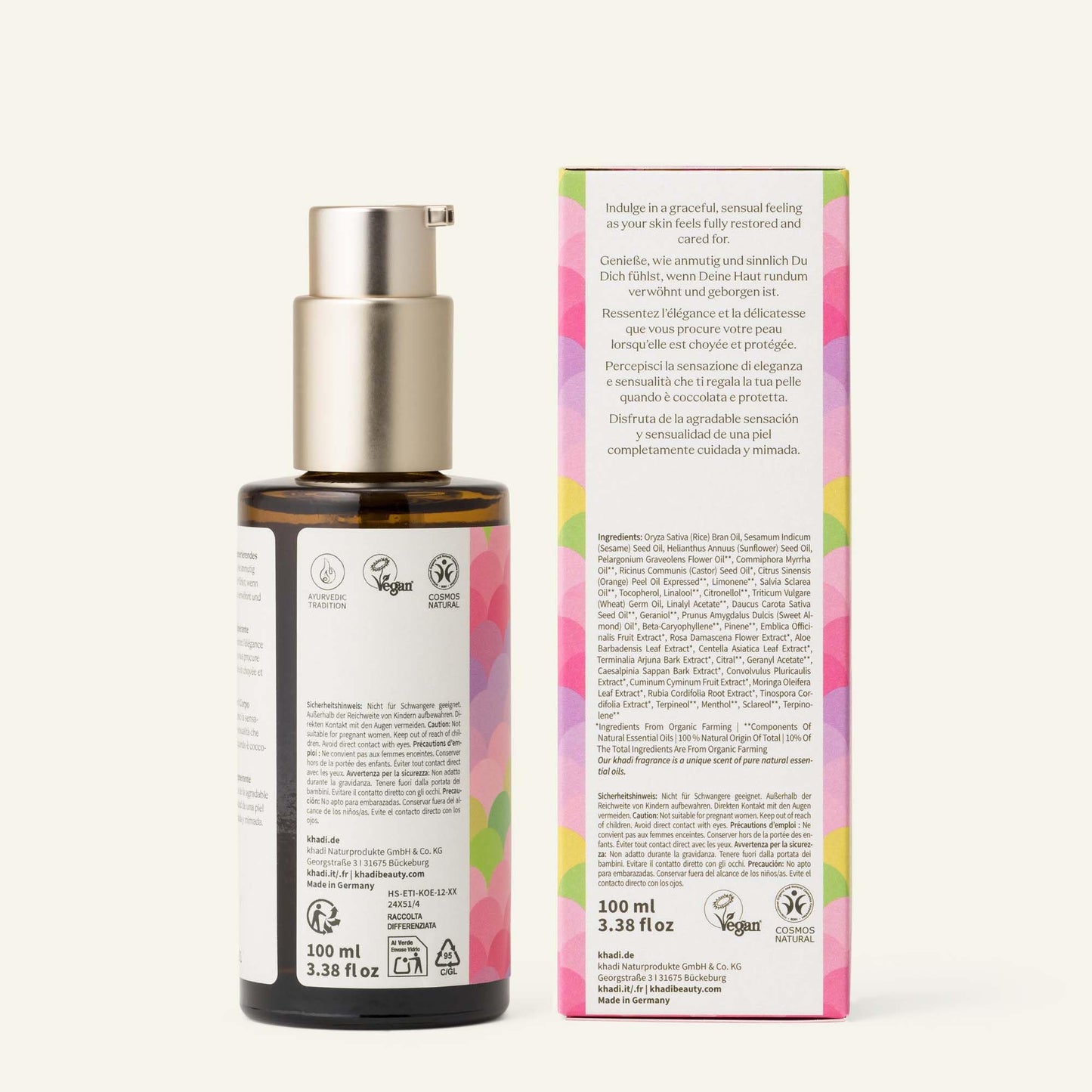 KHADI Ayurvedic Elixir Skin and Soul Body Oil 100ml