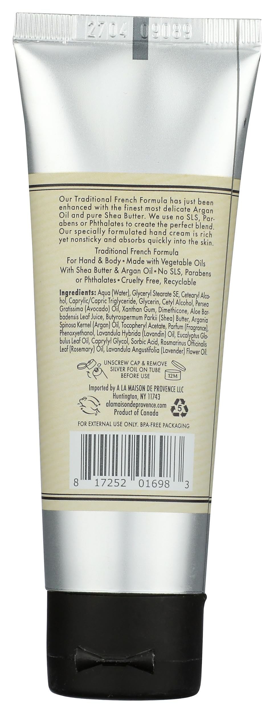 A LA MAISON Lavender Aloe Hand Cream 1.7 oz, 1 Pack