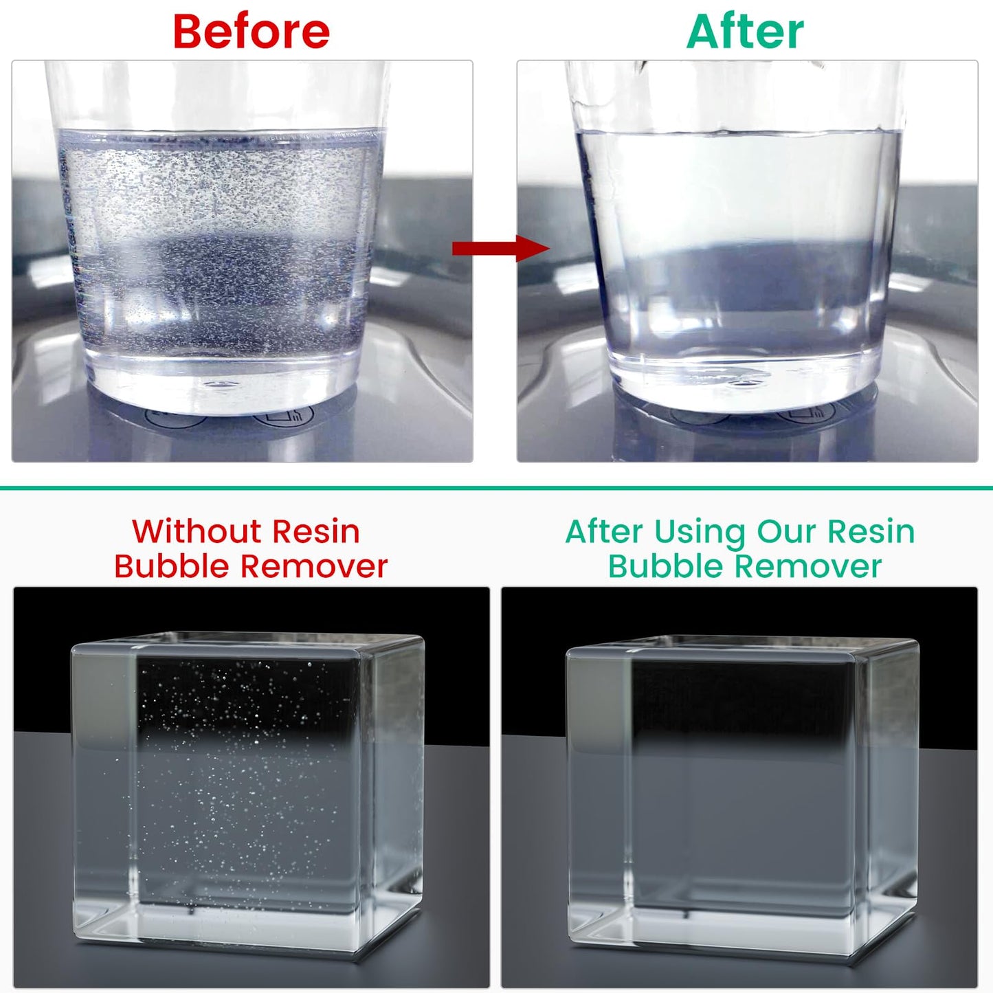 Resin Bubble Remover, Faster Remove Bubbles Within 5 Mins, Wide Vacuum Degassing Chamber, Compact Epoxy Resin Airless Machine for Silicone Resin Molds Arts Crafts Jewelry Making