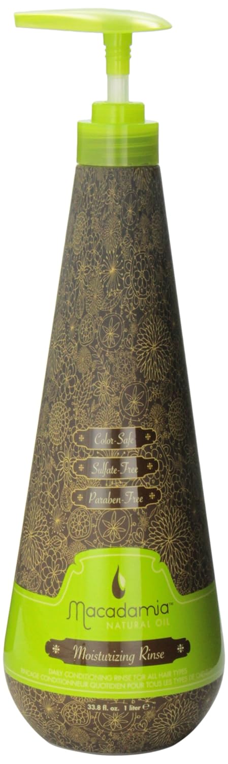 Macadamia Moisturizing Conditioner 33.8 oz - Unisex Hydrating Rinse for Soft Hair