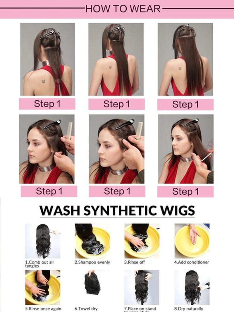 Blonde Hair Extensions, 20inch 4PCS Long Wavy Curly Clip in Hair Extensions Natural Soft Synthetic Hairpieces for Women (Intercolor)