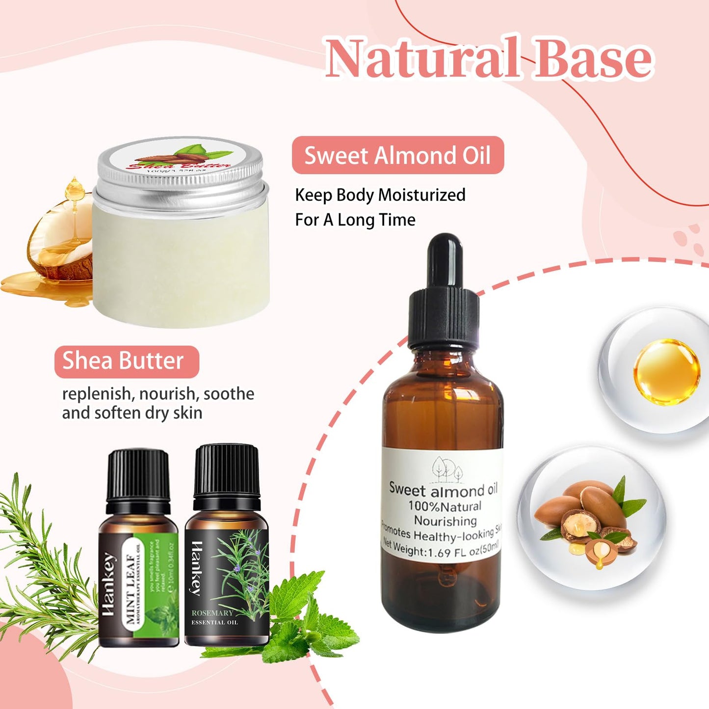 DINGTU Body Butter Making Kit- Shea Butter Lotion Making Kit, DIY Crafts for Adults, Organic Shea Butter Natural Whipped Body Butter Maker Skin Care Gifts for Women