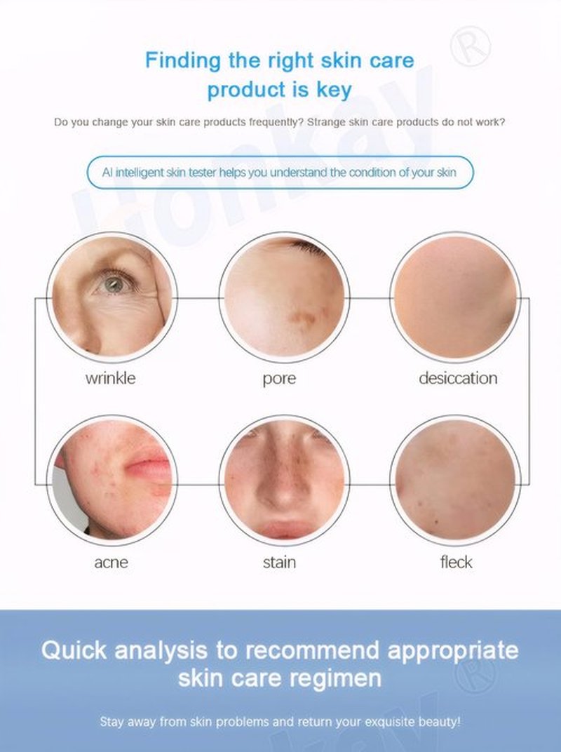 Professional Skin Analyzer Machine - Cobbawe Facial Skin Detection & Analysis for Healthy Skin Care （MK-B-21.5）