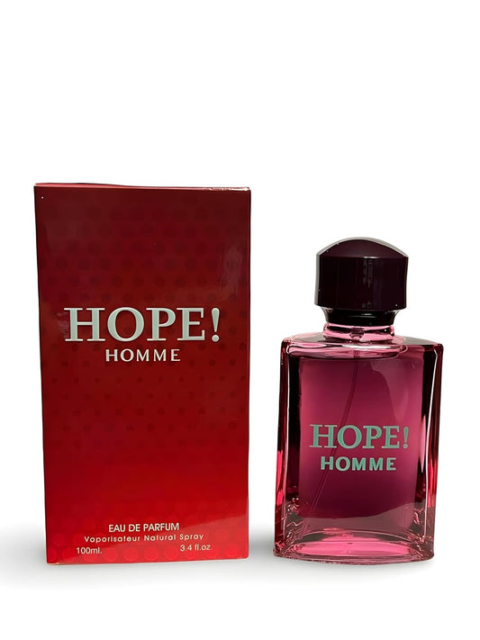 HOPE! HOMME Eau de Parfum for Men - 3.4 Fl Oz | Elegant Fragrance for Daily Wear