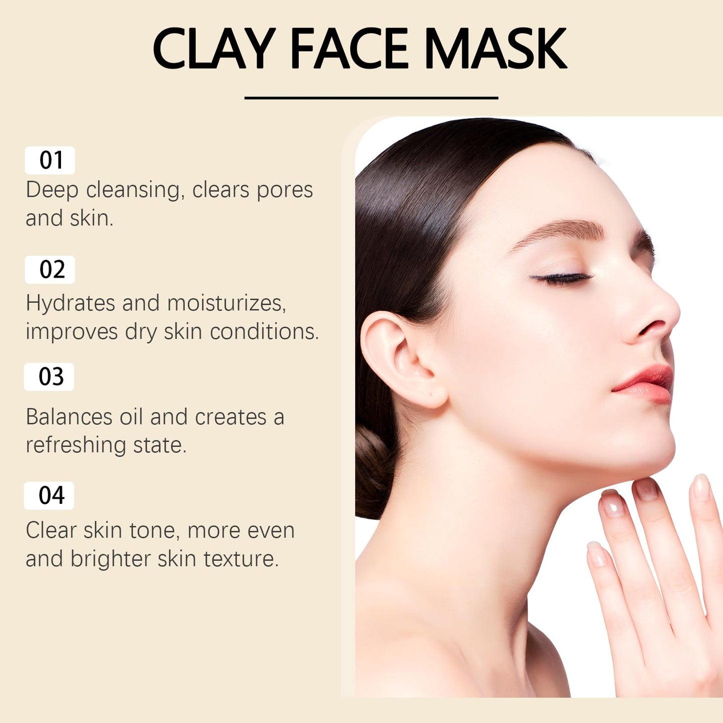 Turmeric Vitamin C Clay Mask, Suitable for Dark Spots and Dull Skin, Deep-Cleaning and Moisturizing Skincare Mask That Can Remove Blackheads and Pores, and Improve Uneven Skin Tone, 4.23 Ounces